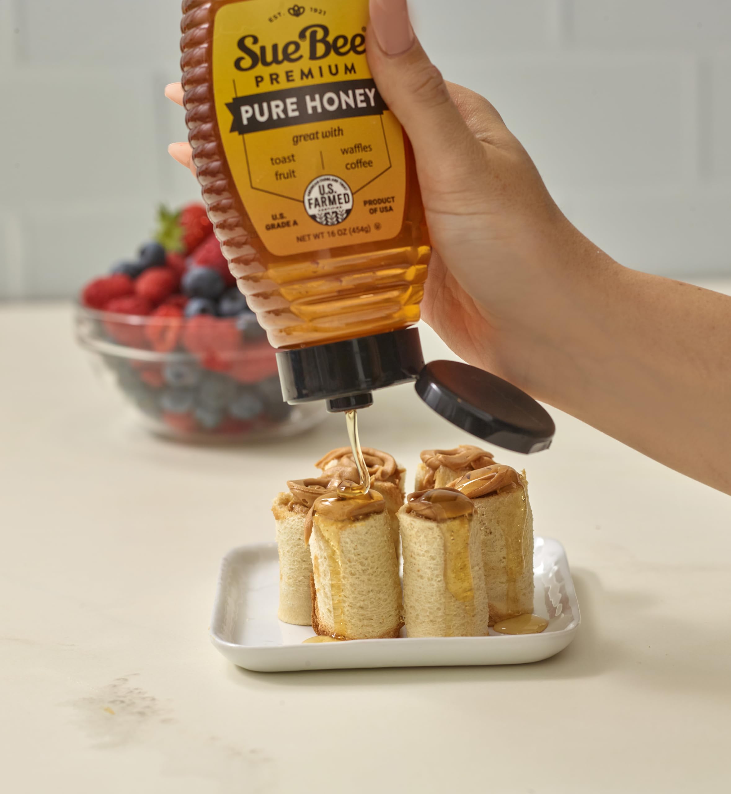 Amazon | Sue Bee Pure USA Clover Honey, 16 Ounce (1 LB) Sue Bee